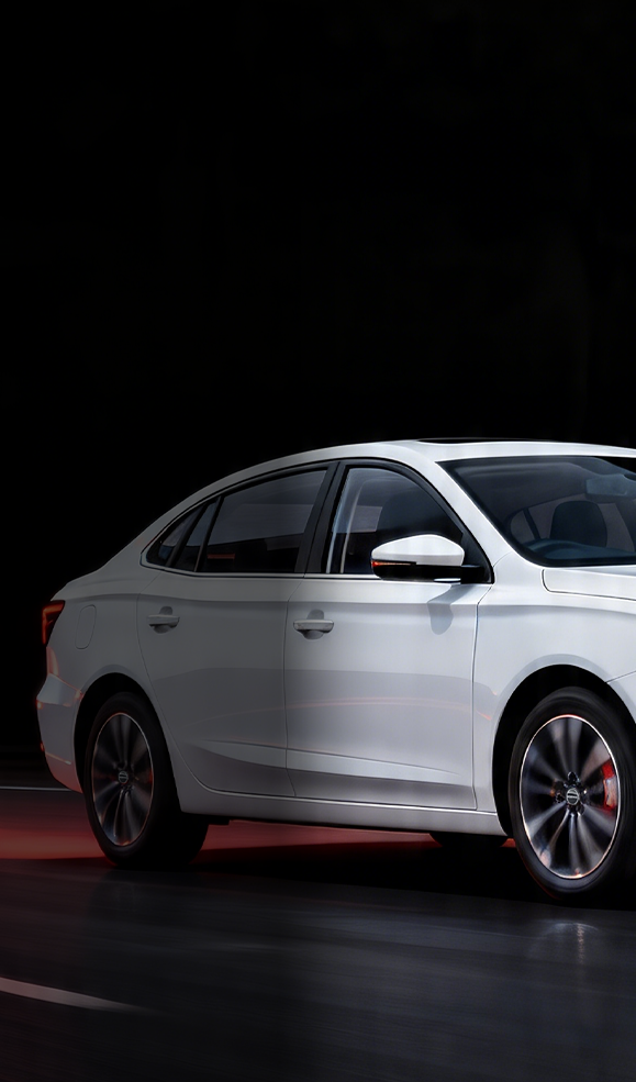 Sedan model with hybrid car option